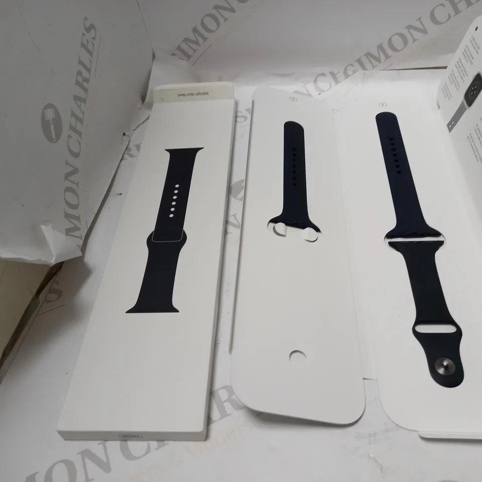 APPLE WATCH MIDNIGHT SPORT BAND - GRAPHITE STAINLESS STEEL PIN 45MM 