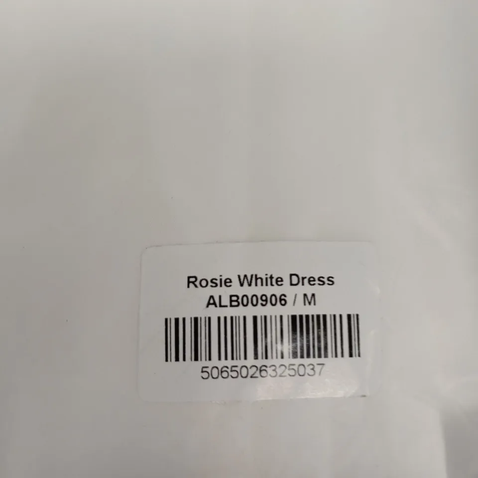 BAGGED ANNE LOUISE BOUTIQUE ROSIE WHITE DRESS SIZE M