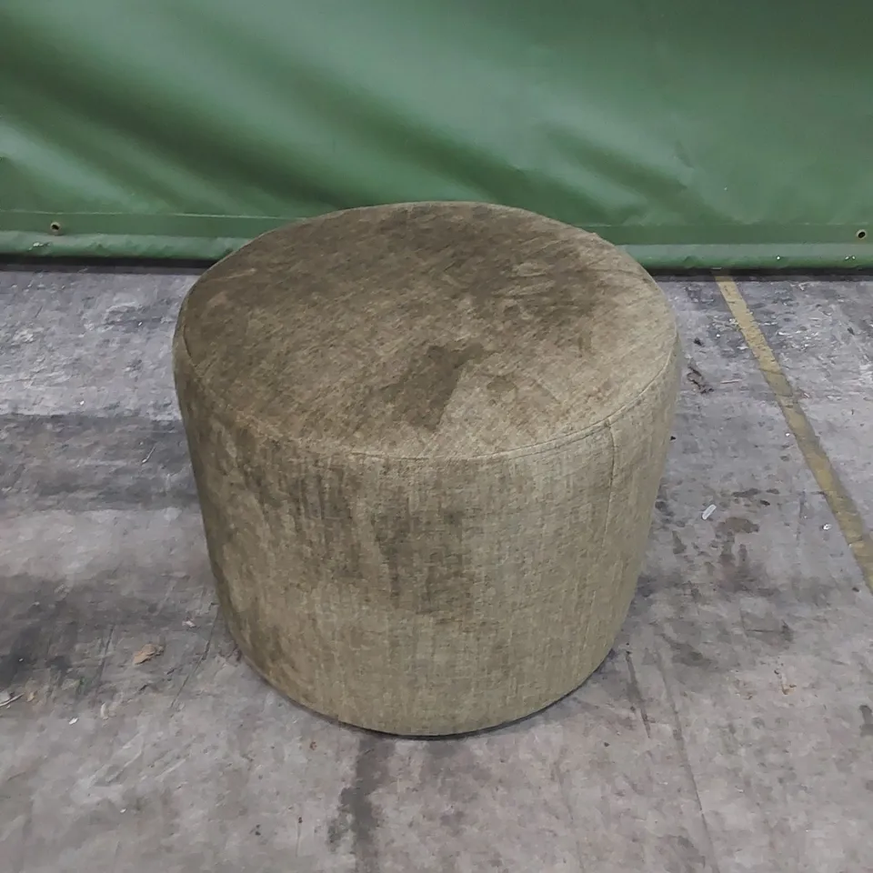 DESIGNER ISLA STOOL IN OLIVE VOUGE FABRIC