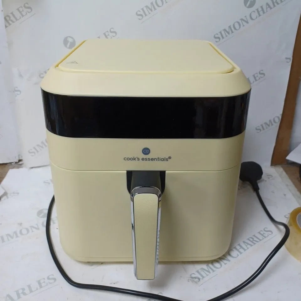 COOKS ESSENTIALS AIR FRYER IN YELLOW