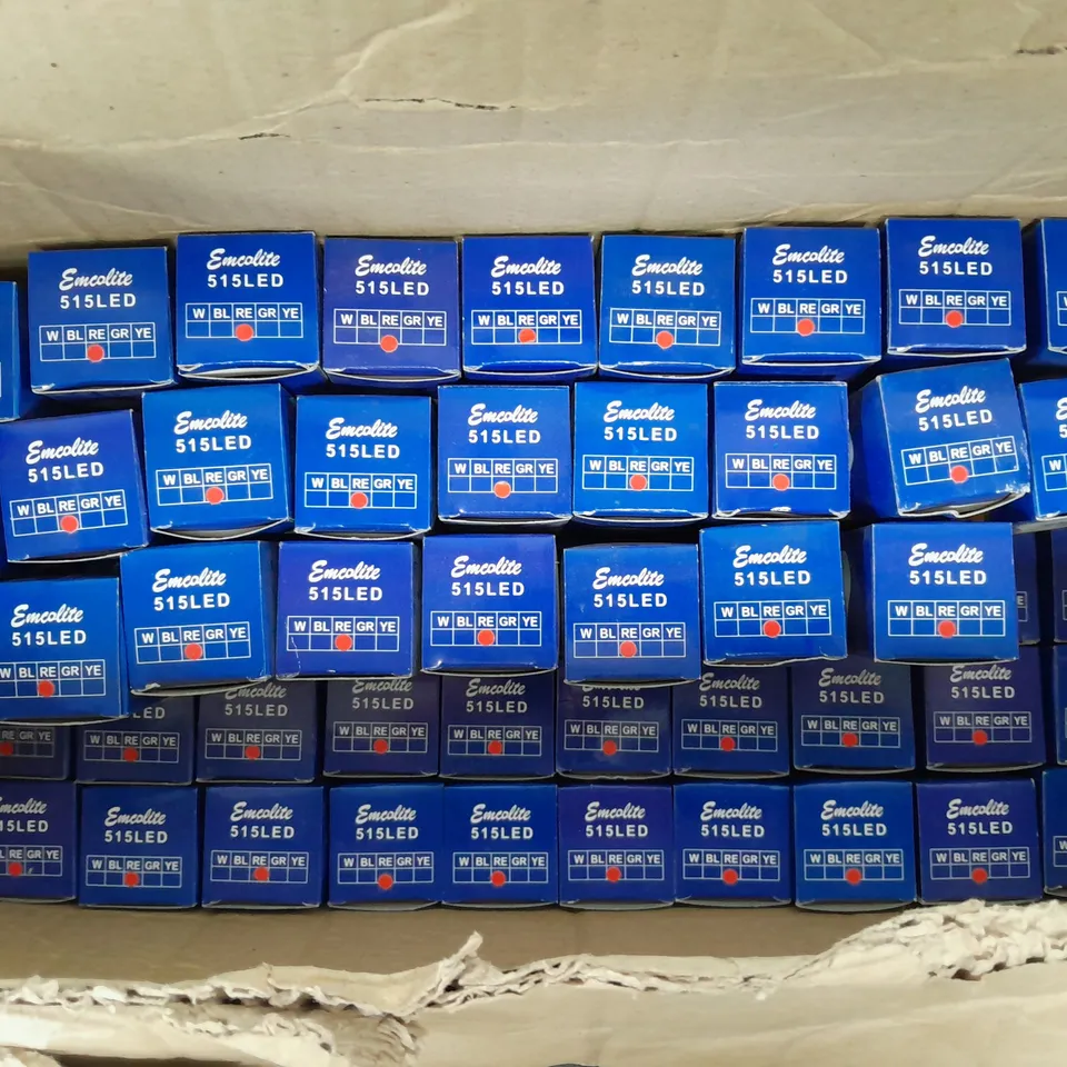 APPROXIMATELY 70 EMCOLITE 515LED RED LED LIGHTS 