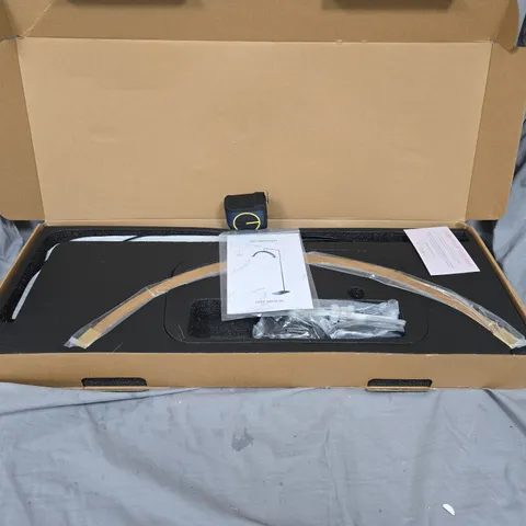 LED MOON LIGHT FLOOR LAMP – CURVED ARC WITH USER MANUAL