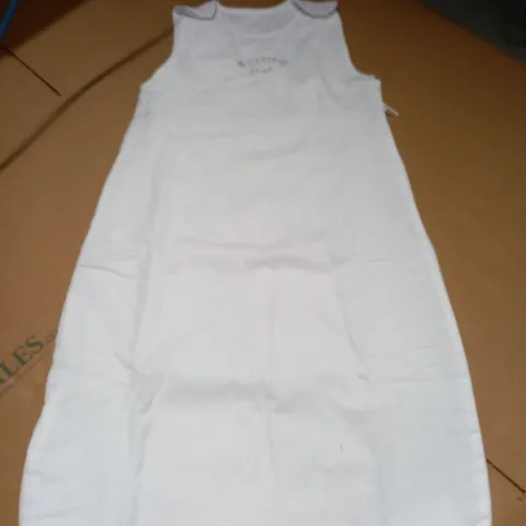LITTLE STAR WHITE BABY GROW - 6-12 MONTHS