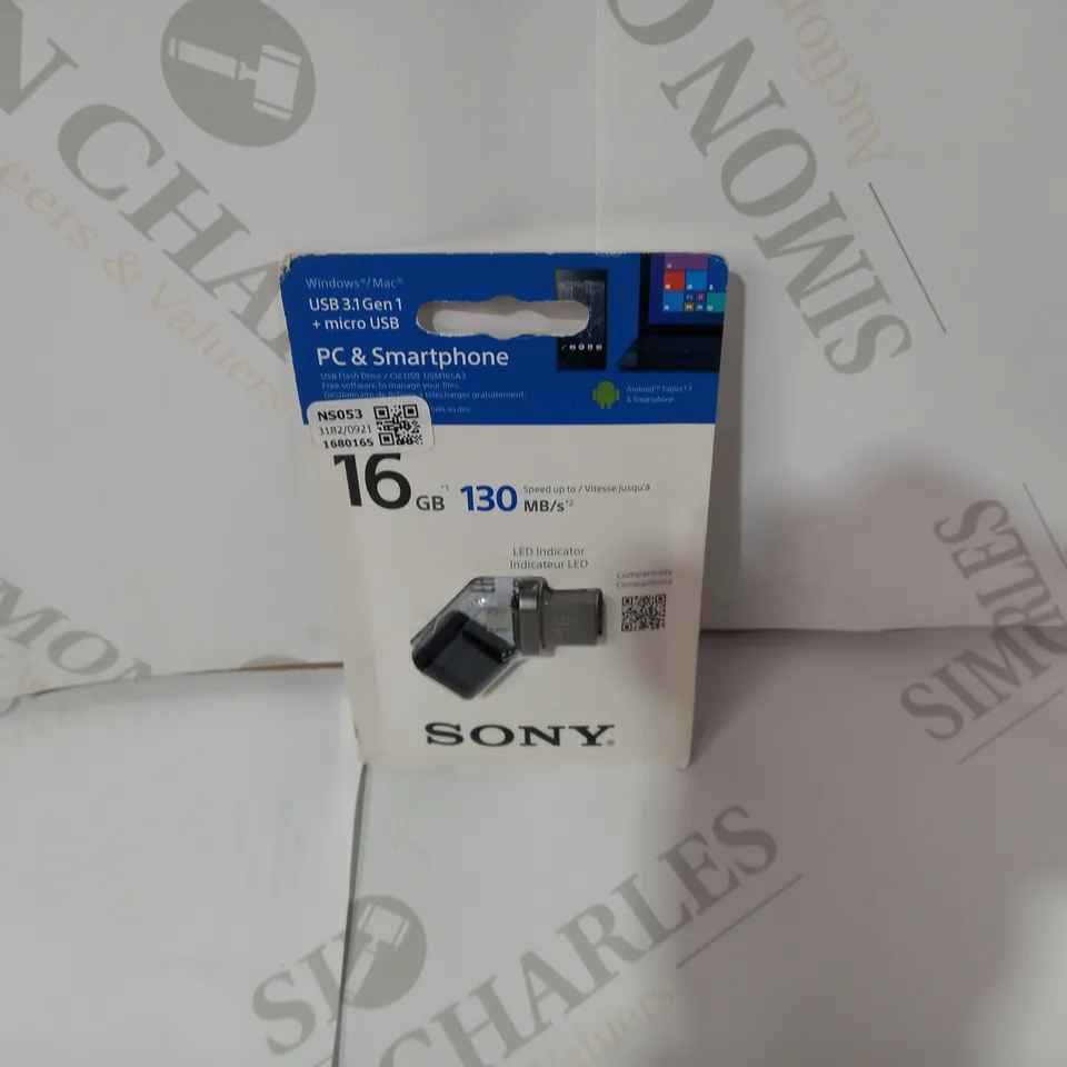 SONY 16GB USB FLASH DRIVE