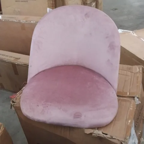 BOXED SET OF 2 VELVET CHAIRS