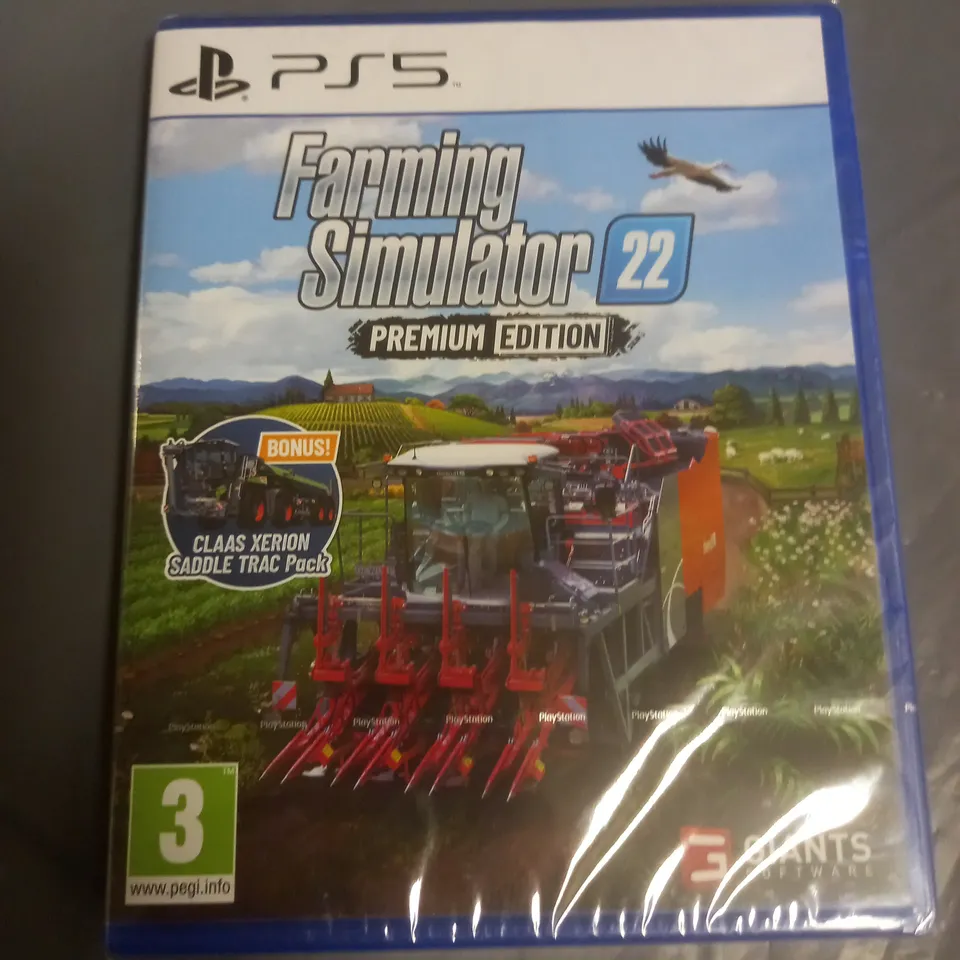 SEALED FARMING SIMULATOR 22 PREMIUM EDITION