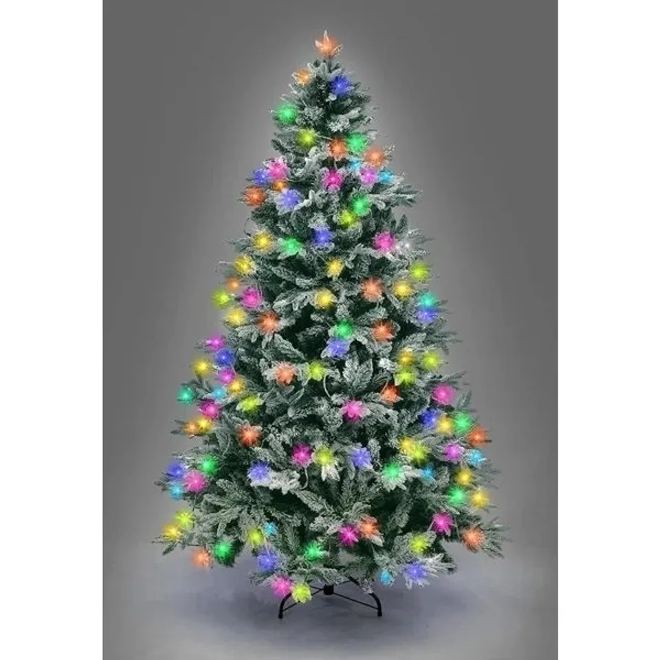 BOXED HORTENCIA LIGHTED ARTIFICIAL CHRISTMAS TREE