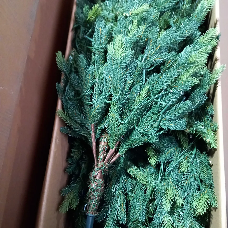 BOXED 6FT PRE LIT UPSWEPT TREE - COLLECTION ONLY RRP £149.99