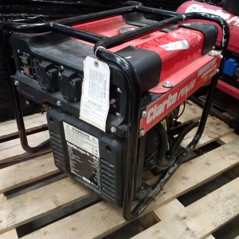 CLARKE IG3500AF 3.4KW PETROL INVERTER GENERATOR