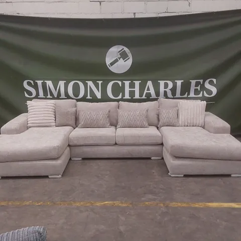QUALITY DESIGNER BROADGATE LARGE U-SHAPE MODULAR SOFA