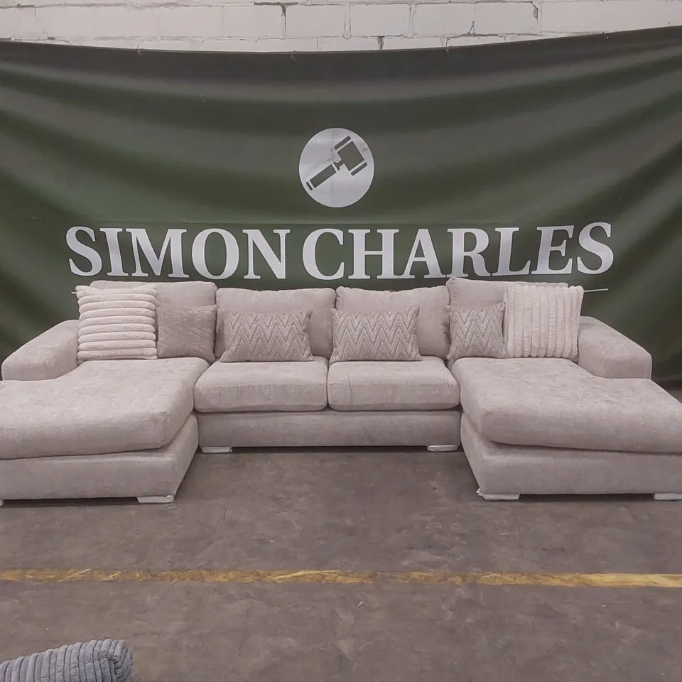 QUALITY DESIGNER BROADGATE LARGE U-SHAPE MODULAR SOFA