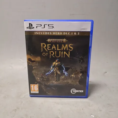 PLAYSTATION 5 WARHAMMER REALMS OF RUIN