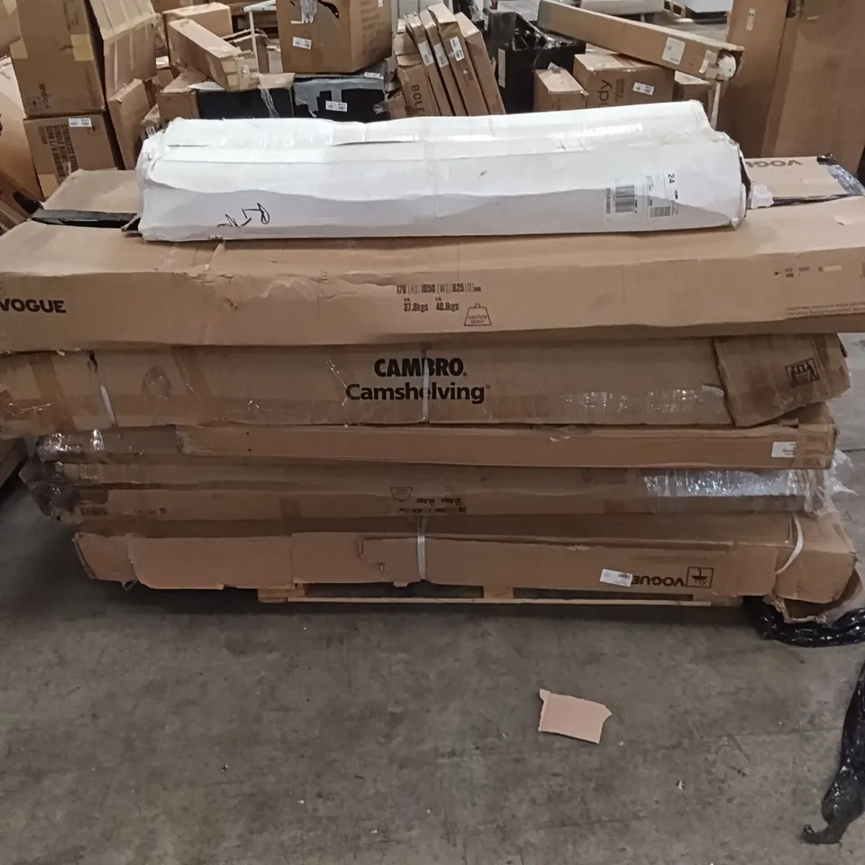 PALLET OF ASSORTED CATERING GOODS - SHELVING 