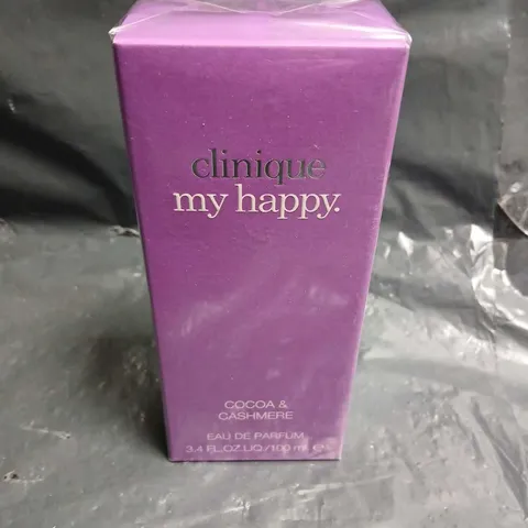 BOXED AND SEALED CLINIQUE MY HAPPY EAU DE PARFUM 100ML