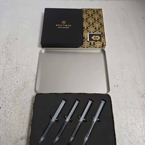 BOUTIQUE WHITENING TEETH WHITENING KIT – 4 SYRINGES (BOXED)