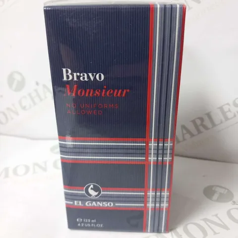 BOXED AND SEALED BRAVO MONSIEUR NO UNIFORMS ALLOWED EL GANSO EAU DE TOILETTE 125ML