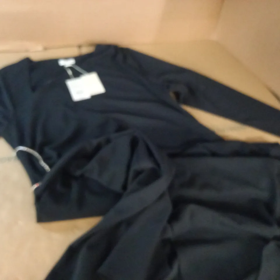 MONSOON BLACK MAXI DRESS - UK 22