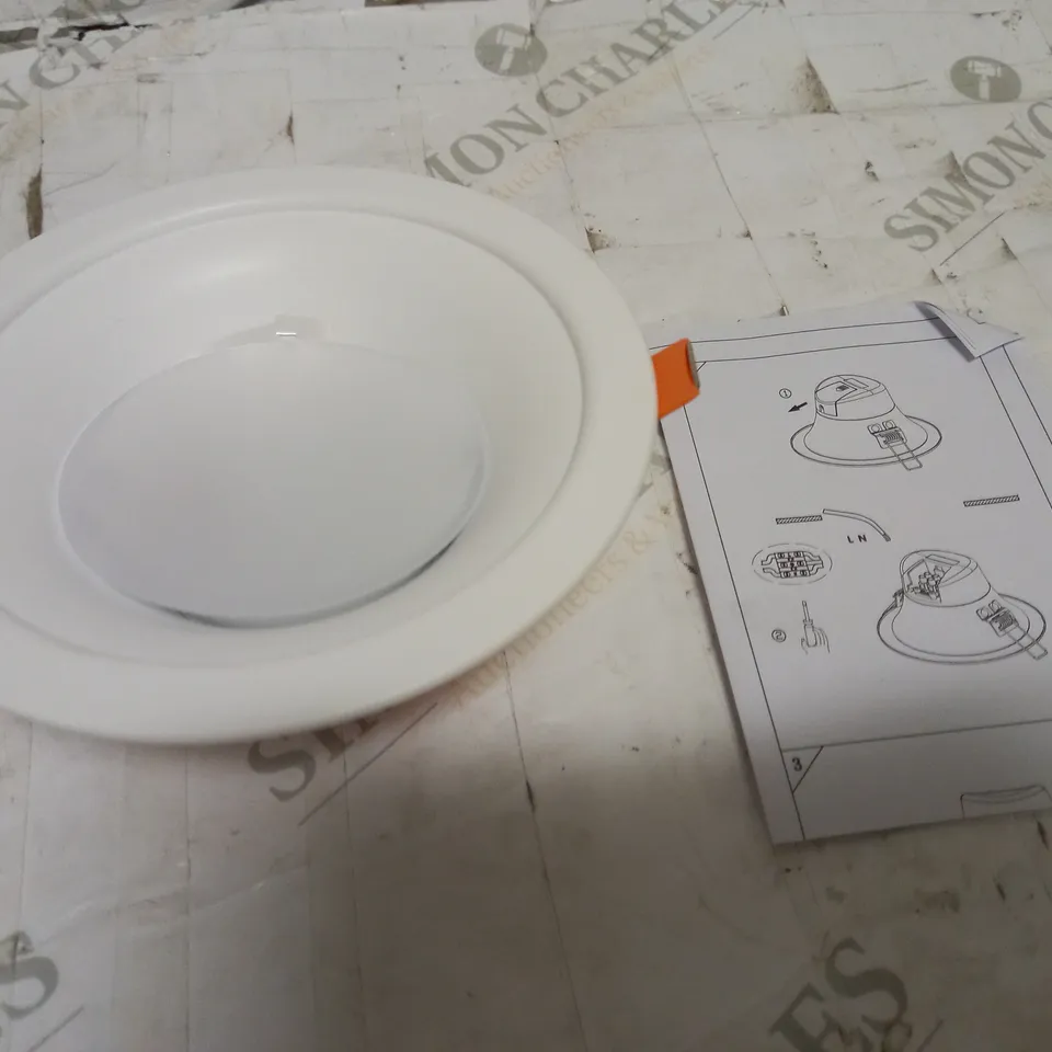 BOX OF 5 12W 6K LED ROUND DOWNLIGHTS (WL79100-6K)