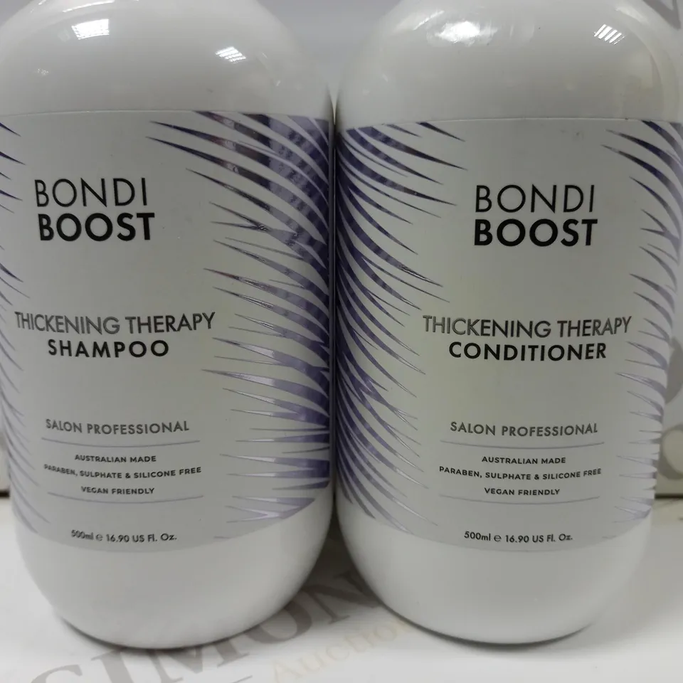 SET OF BONDI BOOST THICKENING THERAPY SHAMPOO AND CONDITIONER - 2X500ML
