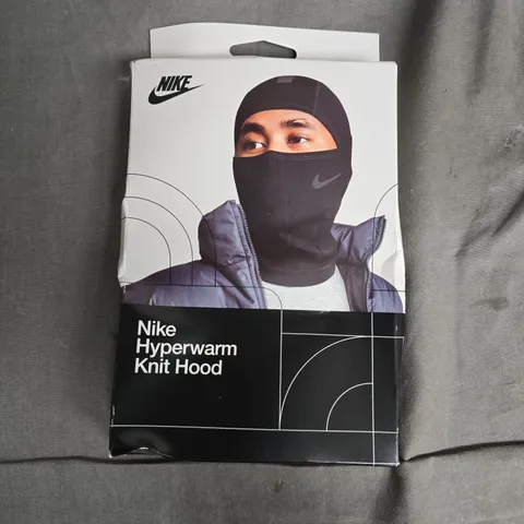 BOXED NIKE HYPERWARM KNIT HOOD IN BLACK