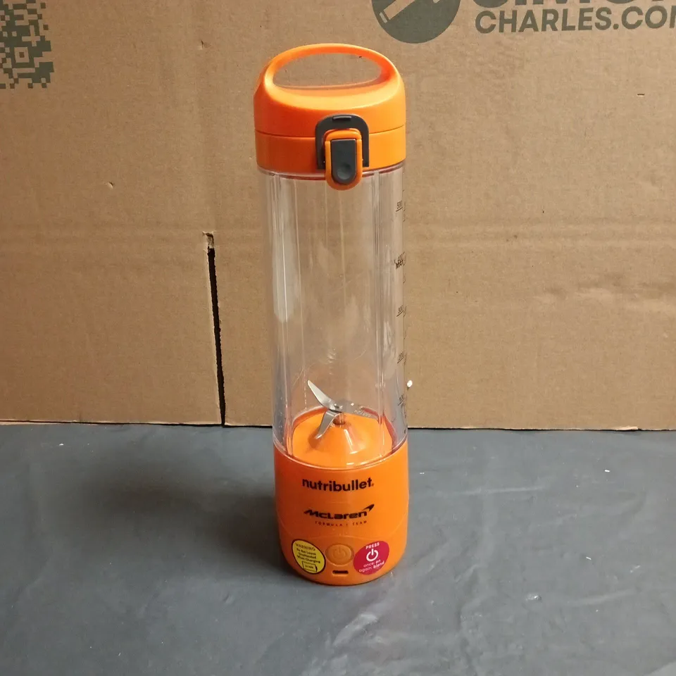 NUTRIBULLET MCLAREN FORMULA 1 EDITION. UNBOXED WITH NO ACCESSORIES