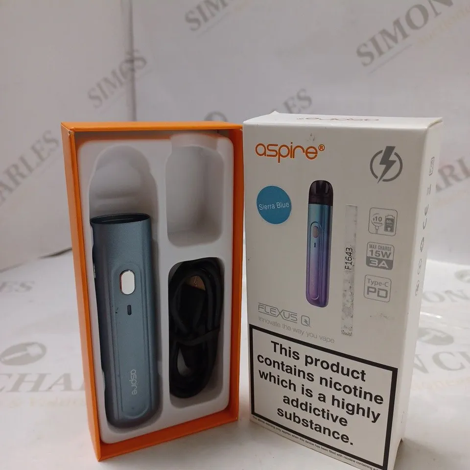 BOXED ASPIRE FLEXUS - SIERRA BLUE. 