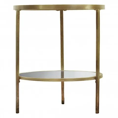 BOXED GALLERY DIRECT HUDSON SIDE TABLE CHAMPAGNE