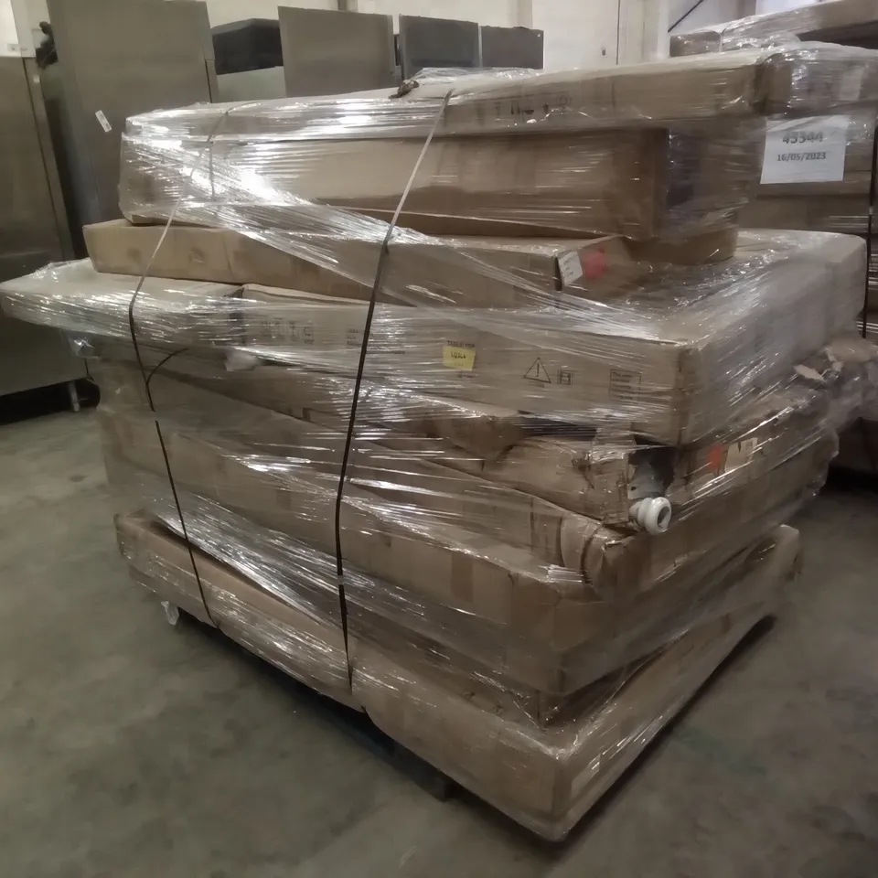 PALLET OF ASSORTED FLAT PACK FURNITURE PARTS