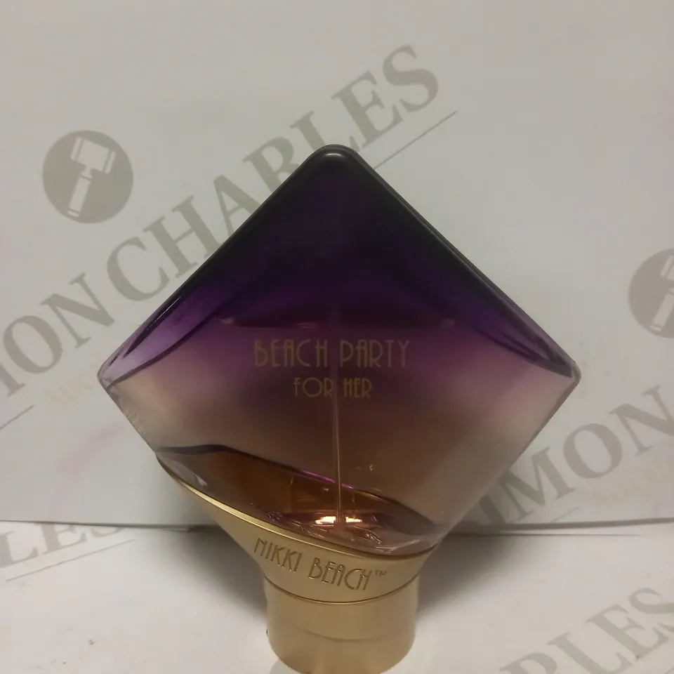 LOT TO CONTAIN APPROX. 10 X 100ML NIKKI BEACH PARTY FOR HER PERFUME 