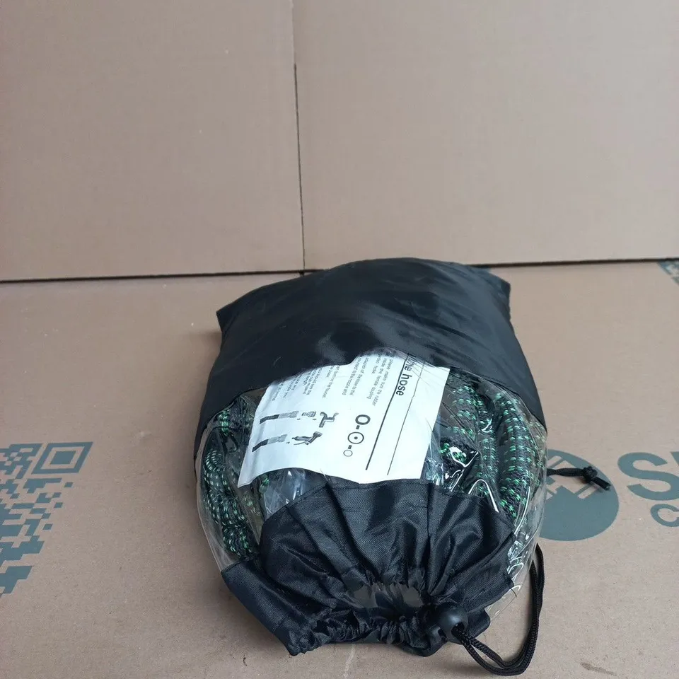 GARDEN HOSE WITH FITTINGS – GREEN/BLACK