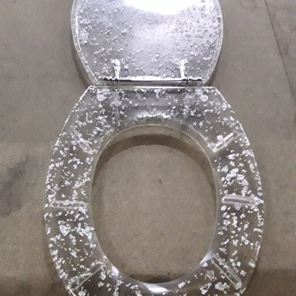 BOXED NAVARIS GLITTER TOILET SEAT  