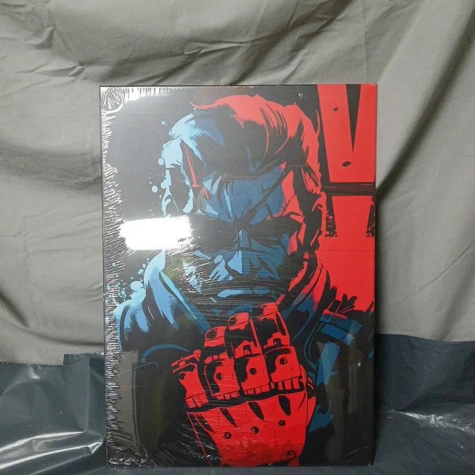 DISPLATE METAL GEAR SOLID SNAKE METAL POSTER