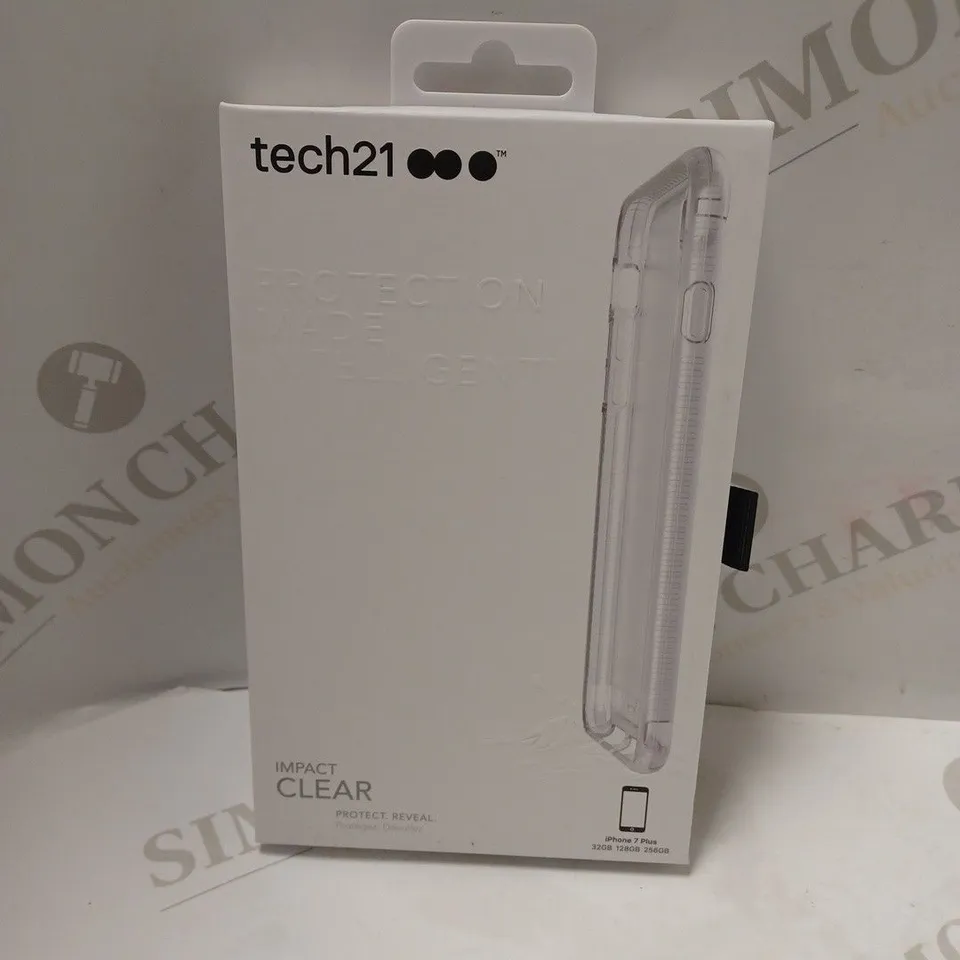 BOX OF 9 TECH 21 IMPACT CLEAR IPHONE 7 PLUS PHONE CASES