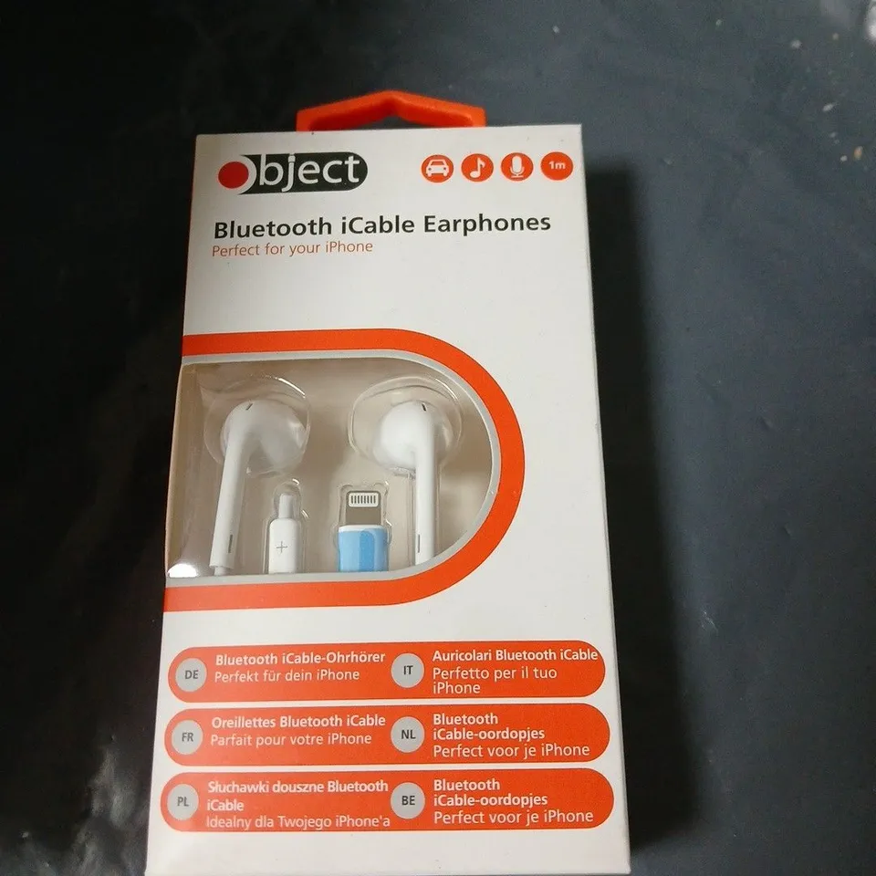 BOX OF APPROXIMATELY 30 ASSORTED ITEMS INCLUDING BLUETOOTH EARBUDS PRO , ICABLE EARPHONES  AND EARPHONES WITH MICROPHONE 