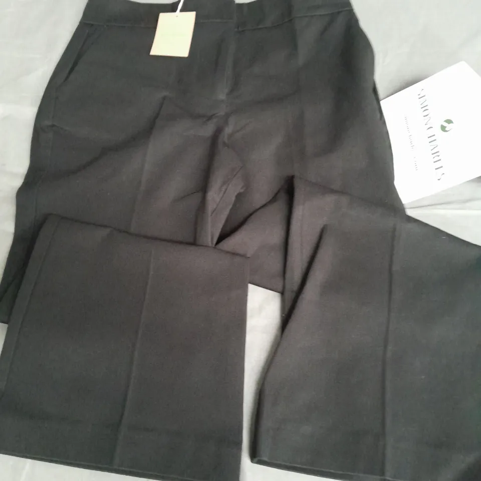 BODEN HIGHGATE BI-STRETCH TROUSERS IN BLACK - 10P