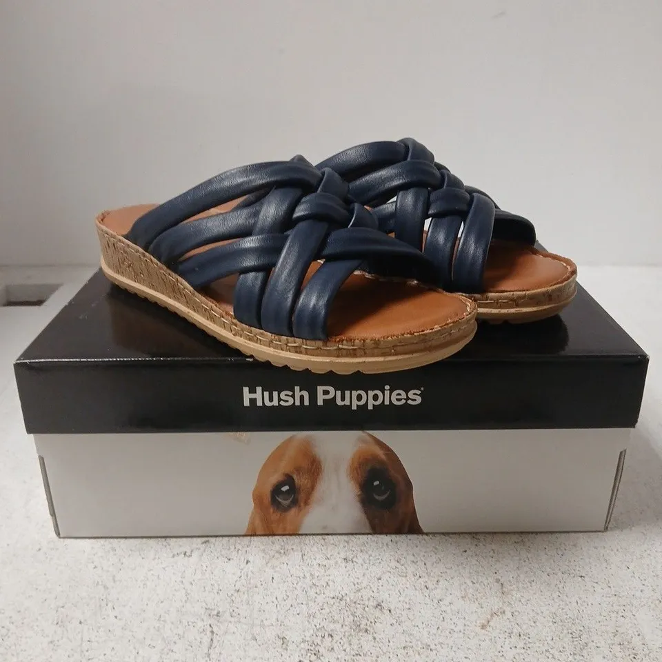 HUSH PUPPIES NAVY SANDALS – WOMEN’S UK 6