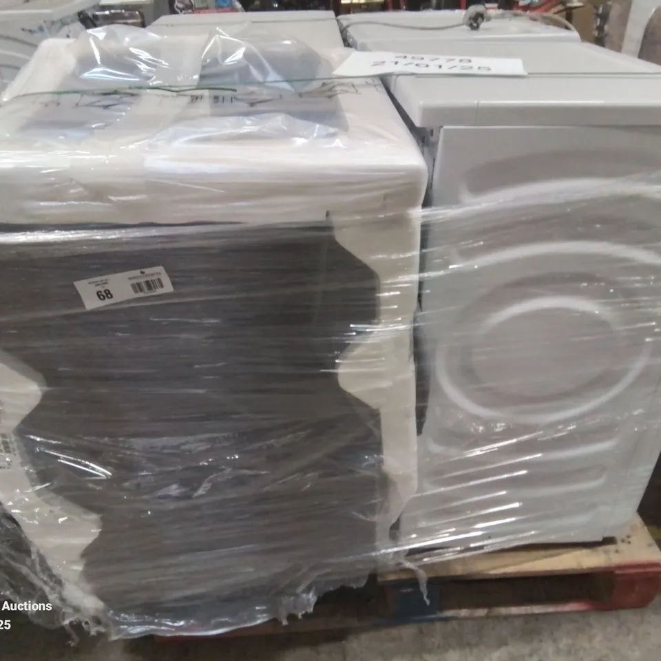 PALLET OF APPROXIMATELY 4 UNPROCESSED RAW RETURN WHITE GOODS TO INCLUDE;