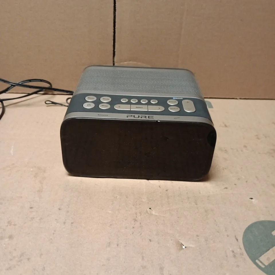 PURE SIESTA 56 BLUETOOTH BEDSIDE DAB RADIO - GRAPHITE - UNBOXED 