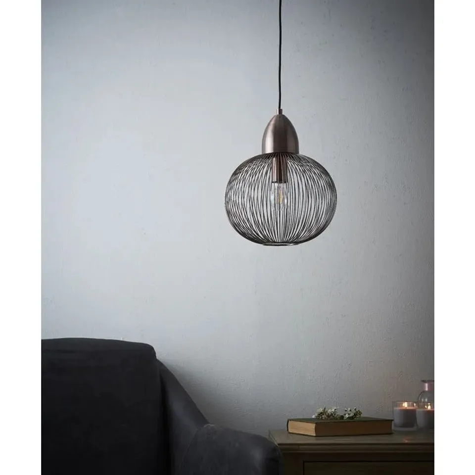 BOXED MOREFIELD 1-LIGHT GLOBE PENDANT (1 BOX)