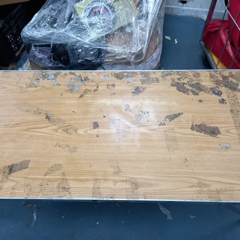 LOT OF 2 FOLDABLE TABLES ONE LARGE AND ONE SMALL - COLLECTION ONLY