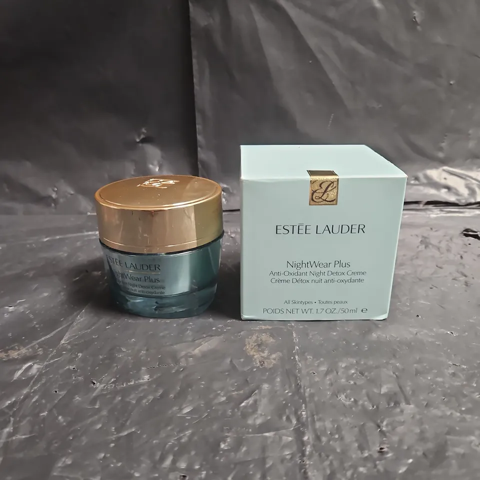 ESTÉE LAUDER NIGHTWEAR PLUS ANTI-OXIDANT NIGHT DETOX CREME – 50 ML, BOXED