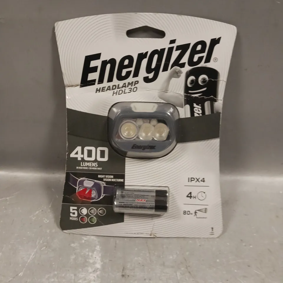 ENERGIZER HDL30 HEADLAMP - 400 LUMENS 