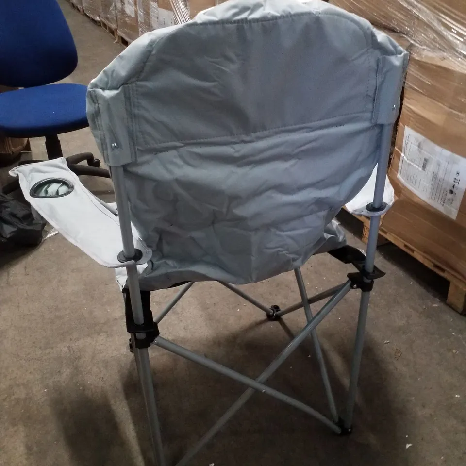 BOXED VOYAGER FOLDOUT CAMPING CHAIR - GREY