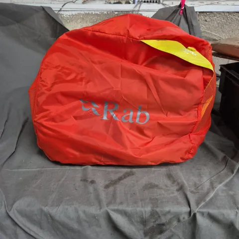 RAB RED SLEEPING BAG – COMPRESSIBLE WITH STUFF SACK