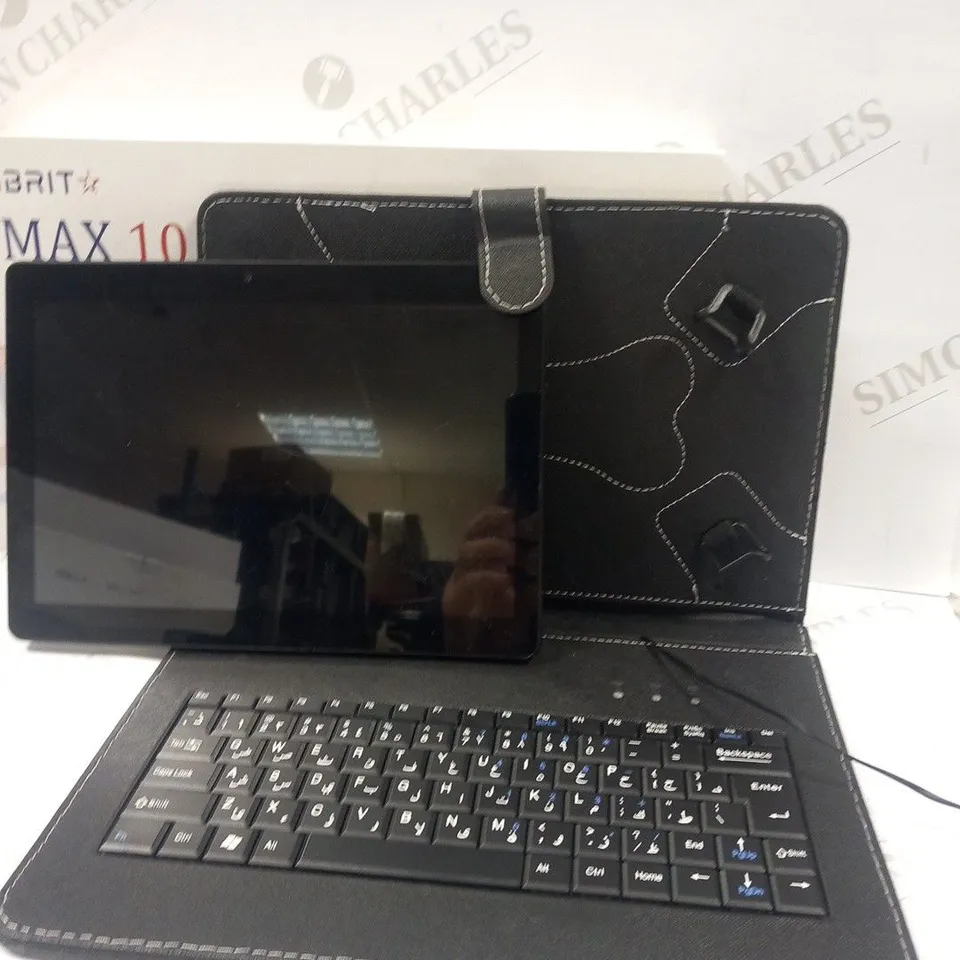 BOXED IBRIT MAX 10 PRO TABLET WITH KEYBOARD CASE