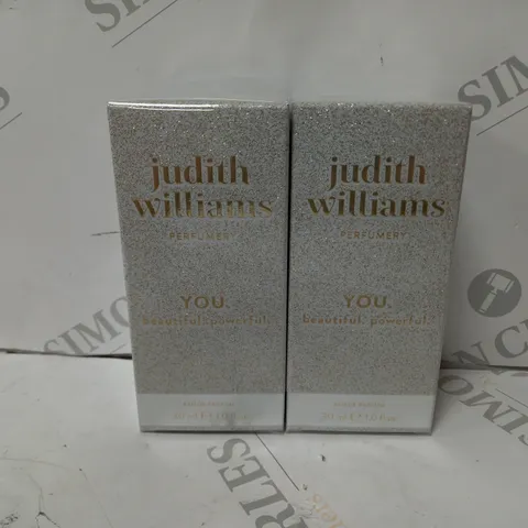 SET OF 2 X 30ML SEALED JUDITH WILLIAMS YOU. EAU DE PARFUM