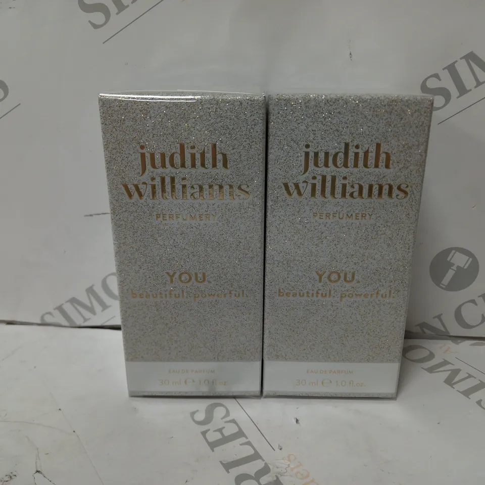 SET OF 2 X 30ML SEALED JUDITH WILLIAMS YOU. EAU DE PARFUM