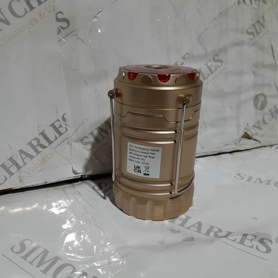 BOXED COB LANTERN WITH EMERGENCY FLASHER 