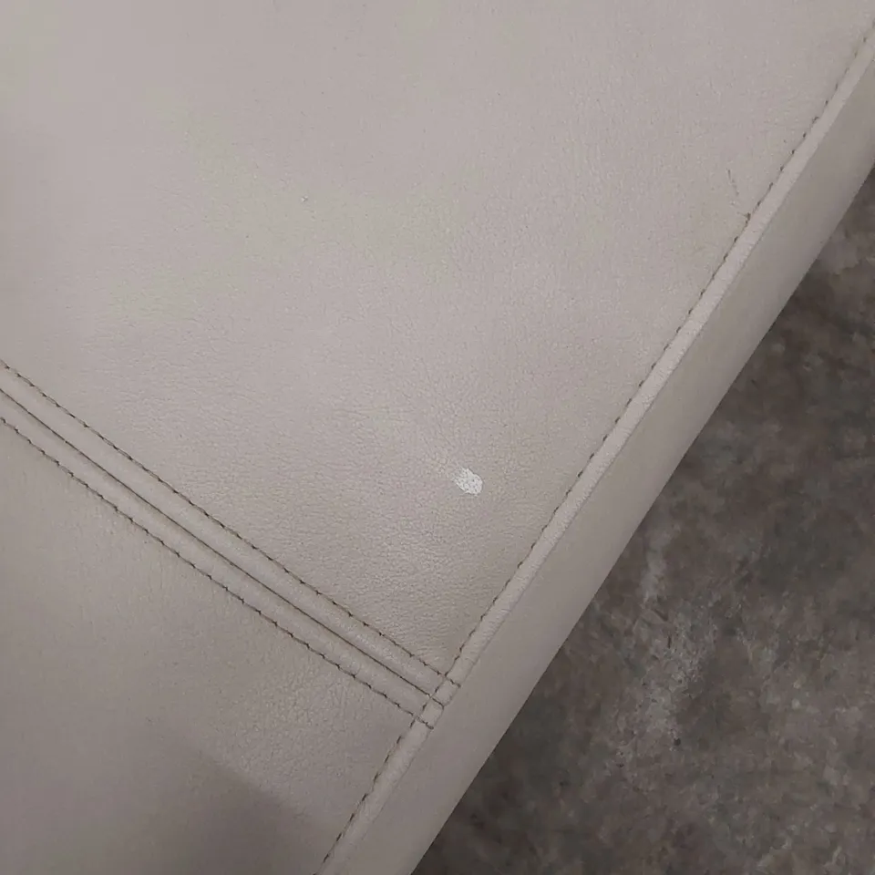 DESIGNER LEATHER OTTOMAN STORAGE FOOTSTOOL