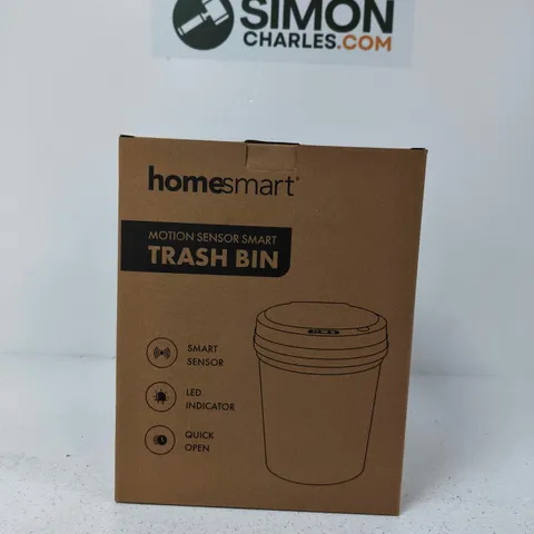 HOMESMART MOTION SENSOR SMART TRASH BIN – BOXED